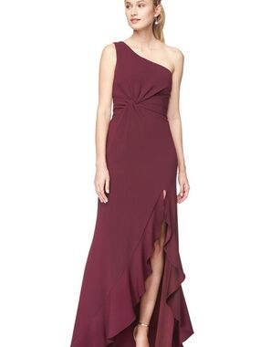 NWT BILL LEVKOFF WINE GOWN SIZE 14